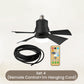 ⏰Summer Hot Sale 50% OFF🎁2-in-1 Portable Ceiling Fan & Light With Remote Control