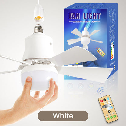 ⏰Summer Hot Sale 50% OFF🎁2-in-1 Portable Ceiling Fan & Light With Remote Control