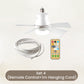 ⏰Summer Hot Sale 50% OFF🎁2-in-1 Portable Ceiling Fan & Light With Remote Control