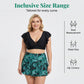 🏖️Summer Hot Sale 49% OFF🌊Women's Tropical Print Two-Piece Skirted Swimsuit👙🌴❤️