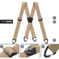 ⏳LAST DAY SALE 50% OFF !!📢Men's X-Back Suspenders with Hook Clips