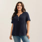 🔥 2026 Hot Sale 50% off !⚡Women's Casual Plus Size Short Sleeve T-Shirt