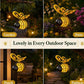 🌙 🐝Surprise Price: Only £9.99!!!🍃🪴Hanging Solar Bee Light – Warm Amber Glow, Flicker-Free, Perfect for Garden Parties, Camping, or Kids’ Rooms – Spread Joy Day and Night 🌞🌜