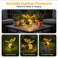 🌙 🐝Surprise Price: Only £9.99!!!🍃🪴Hanging Solar Bee Light – Warm Amber Glow, Flicker-Free, Perfect for Garden Parties, Camping, or Kids’ Rooms – Spread Joy Day and Night 🌞🌜