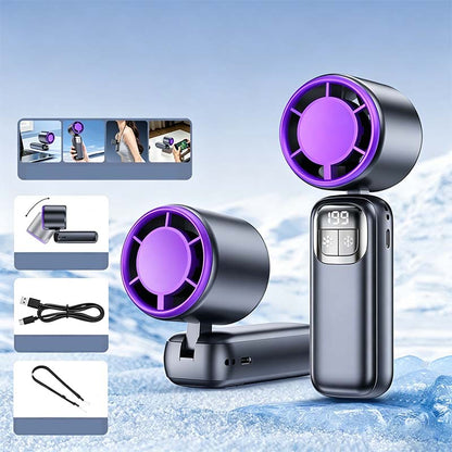 Semiconductor Ice-Cooling Handheld Fan