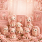 🎀Last Day 50% OFF!!🎁Pink Enchanted Forest DIY Felt Patchwork Kit