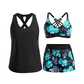 📢Limited-time 50% OFF👙🌊Women's 3-piece tankini swimsuit set with shorts🤸