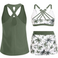 📢Limited-time 50% OFF👙🌊Women's 3-piece tankini swimsuit set with shorts🤸
