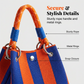 🏆👜 Limited Time Special Price ￡8.99!!✨ Boho Striped Knit Bucket Handbag for Women – Handmade Summer Beach Shoulder Bag
