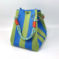 🏆👜 Limited Time Special Price ￡8.99!!✨ Boho Striped Knit Bucket Handbag for Women – Handmade Summer Beach Shoulder Bag
