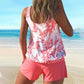 📣2026 Hot Sale 💥50% OFF!!🏝️Women's Printed Tankini Swimsuit