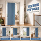 55% OFF🔥No-Drill Magnetic Accordion Door Curtain Set