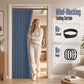 55% OFF🔥No-Drill Magnetic Accordion Door Curtain Set