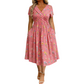 💃2026 Summer Hot Sale 70% OFF🌿⏳Women's V-Neck Floral Print Dress with Twist Waist