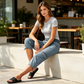 👖50% OFF NOW ! ✨Women's High-Waist Cargo Capri Pants with Pockets