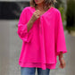 🌺60% OFF FLASH SALE! ✨Double-Layer V-neck Zipper 3/4 Sleeves Soft Tops