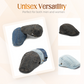 🎉 This Week's Special Sales - 60% OFF ✨🧢 Unisex Denim Newsboy Cap | Vintage Classic Style, Adjustable Comfort Fit for Everyday Wear