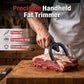 ⏳🔥LIMITED-TIME 50% OFF! 🥩🔪 Handheld Fat Trimmer for Beef & Pork, Portable Meat Fat Remover Tool, Easy Brisket Trimming BBQ Kitchen Gadget