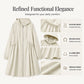 🧥 Plus Size | Women's Mid-Length Hooded Everyday Jacket