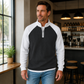 🔥Limited time offer 50% OFF✨Men's Waffle Knit Quarter Zip T-Shirt