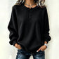 🎉 This Week's Special Sales - 60% OFF ✨ Women's Casual Waffle Knit Sweatshirt Loose Long‑Sleeve Button Neck Pullover
