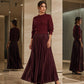 🌸LAST DAY SALE - 50% OFF!!✨ Effortless Elegance | Women's Pleated Round-Neck Maxi Dress 🌟