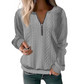 ⏳ Limited Time 50% Off! 🎉Women’s Half-Zip Cable Knit Sweatshirt