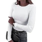 ⏳LAST DAY SALE ONLY￡9.99!!⭐🧶 Ribbed Texture, Easy Everyday Fit | Women's Classic Crew-Neck Knit Top