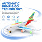 ✈️ LIMITED-TIME 50% OFF! ✨ Electric Toy Plane with Sound & Lights – Auto-Bounce, Realistic, Fun 💫