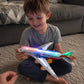 ✈️ LIMITED-TIME 50% OFF! ✨ Electric Toy Plane with Sound & Lights – Auto-Bounce, Realistic, Fun 💫