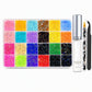 🔥Hot Sale 50% OFF🔥💎 24-Grid Nail Art Rhinestone Set — Sparkle Like Never Before! ✨