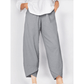 👖SUMMER SALE 60% OFF NOW!✨Vintage Asymmetrical Elastic Waist Pockets Pants🌸