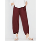 👖SUMMER SALE 60% OFF NOW!✨Vintage Asymmetrical Elastic Waist Pockets Pants🌸